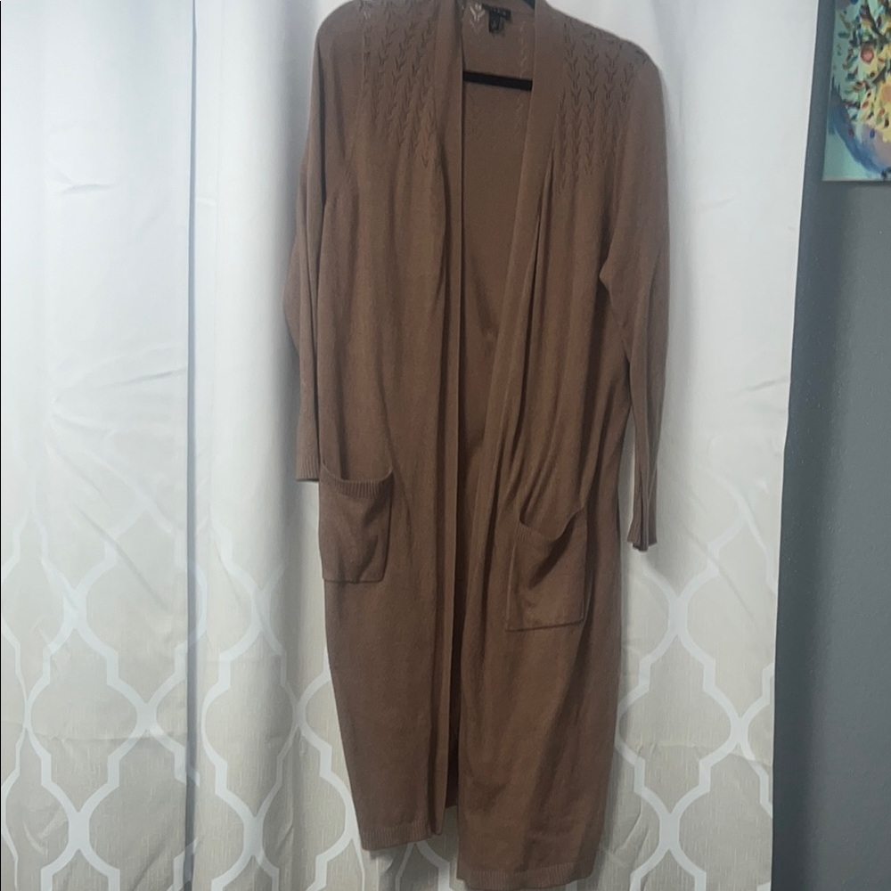 Torrid Tan Knit Cardigan